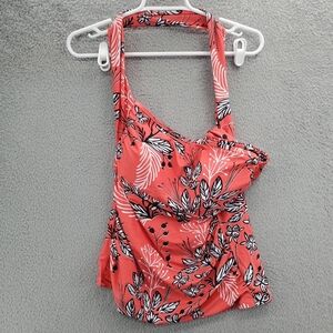 Tempt Me Tankini Swim Top Womens Size XL Floral NWT